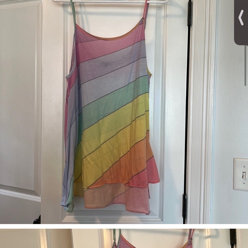 ISO IN SEARCH OF RAINBOW WILDFOX SWIM DRESS SIZE MEDIUM OR LARGE OR XL